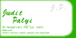 judit palyi business card